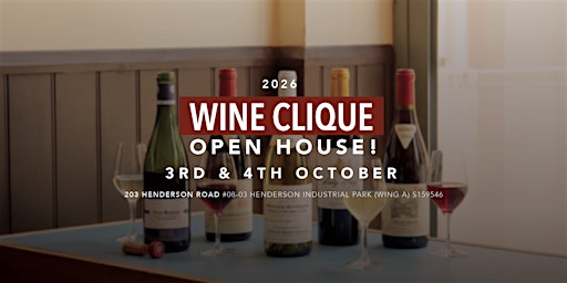 WINE CLIQUE OPEN HOUSE 2026