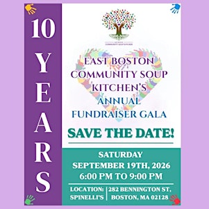 East Boston Community Soup Kitchen: 10th Anniversary Gala