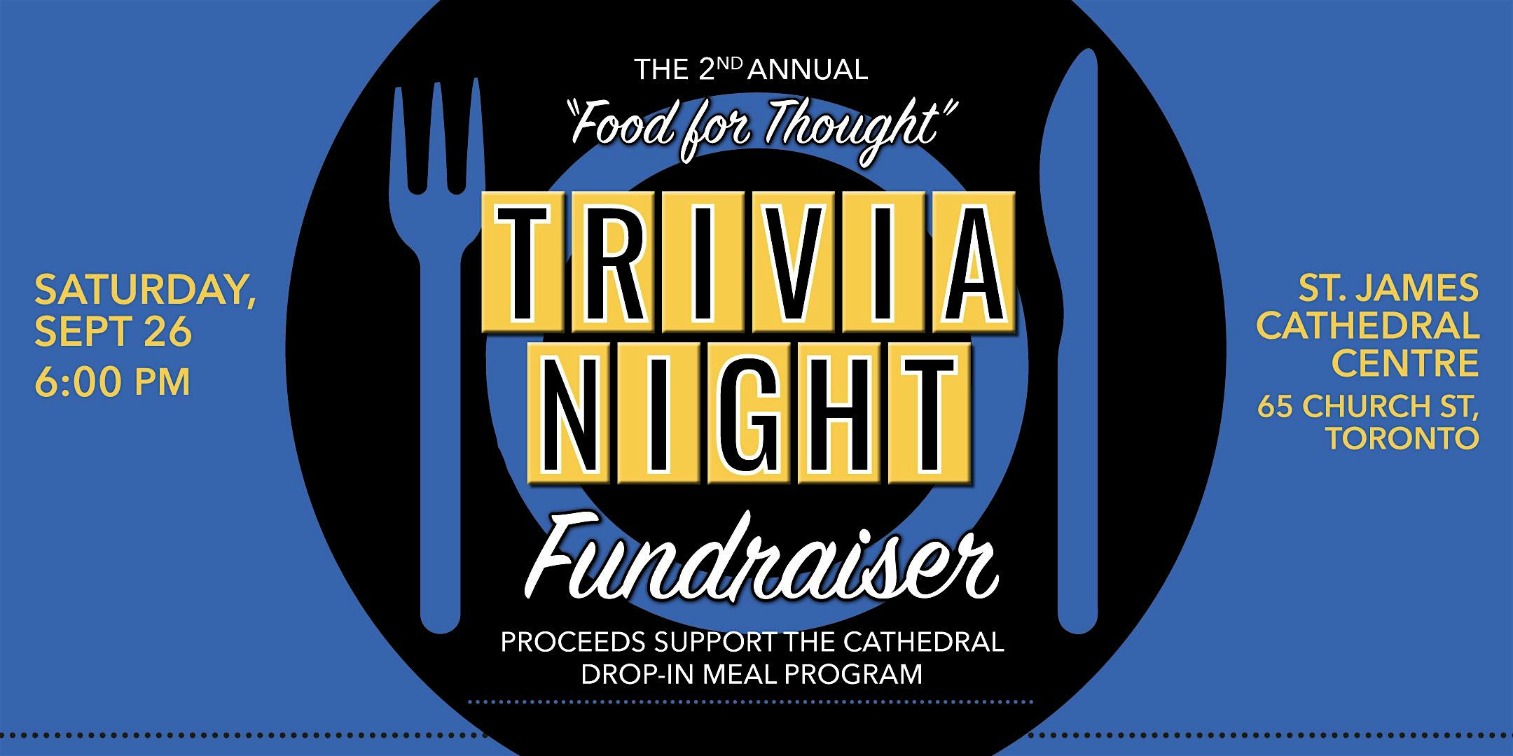 2nd Annual Trivia Night Fundraiser - St. James Cathedral