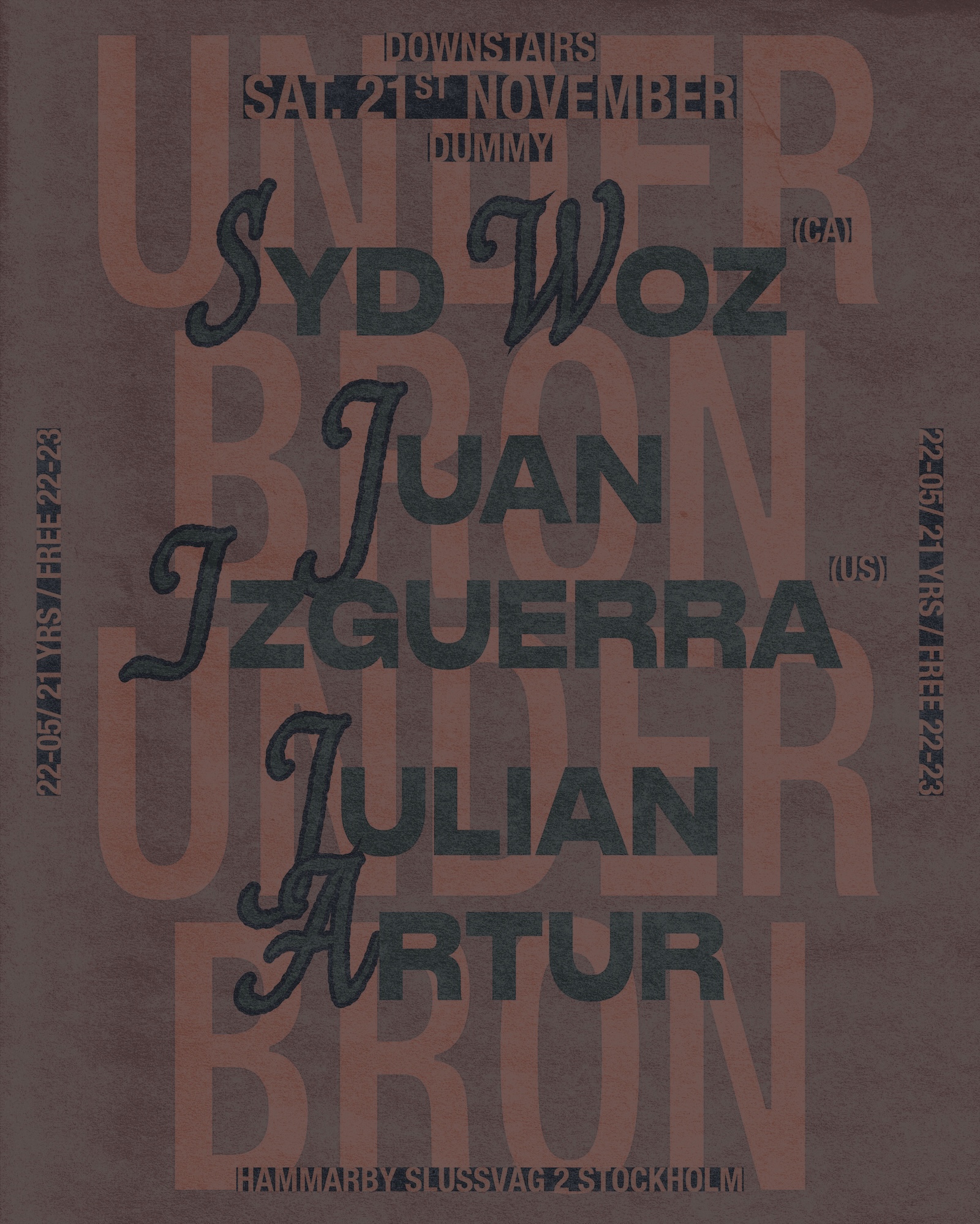 Dummy presents: Syd Woz, Juan Izguerra, Julian Artur