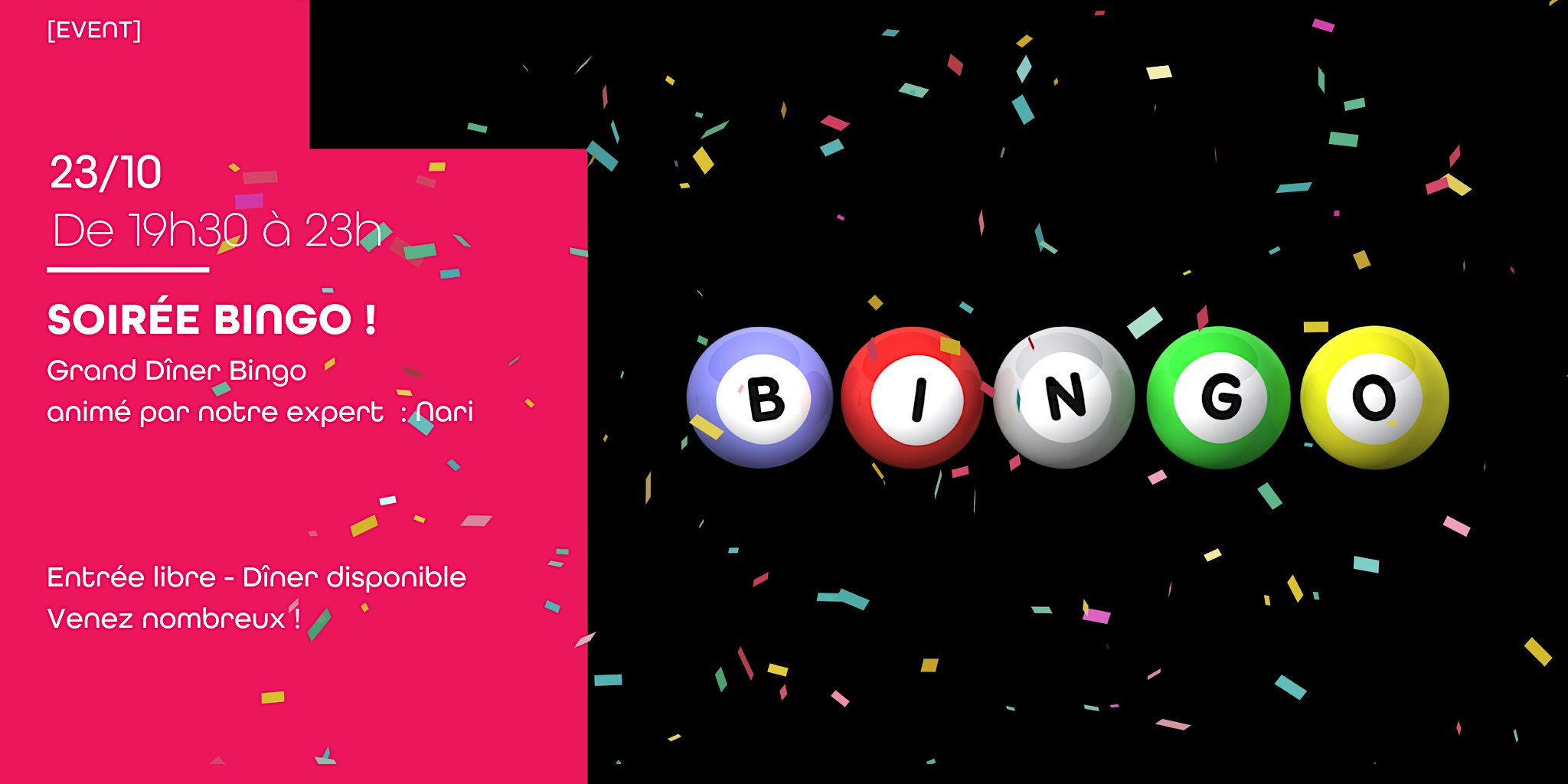 SOIRÉE BINGO !