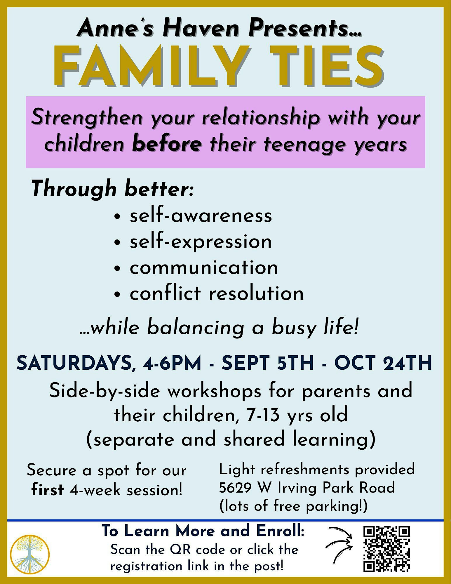 Connect with more Compassion: Enroll in our Family Ties program!