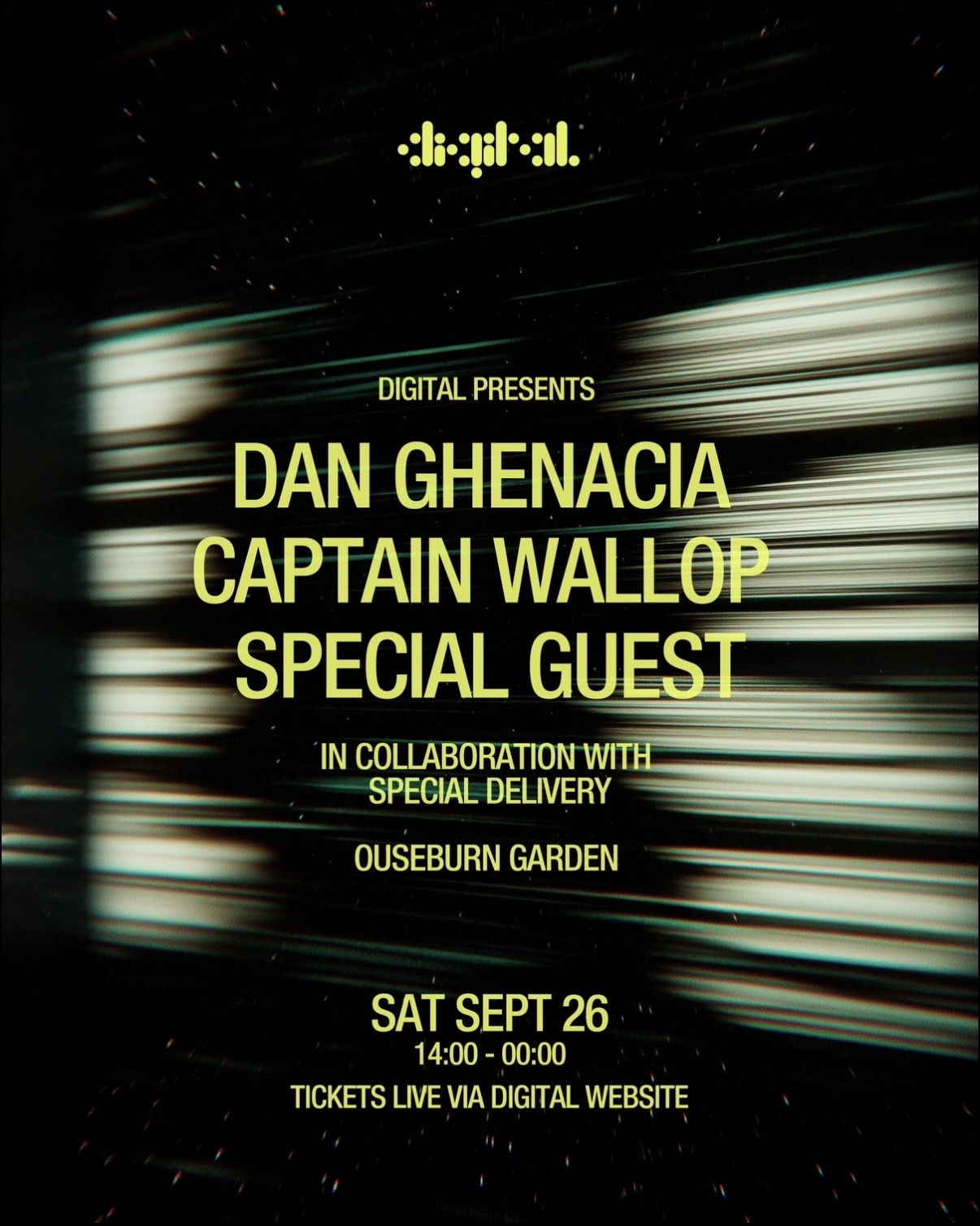 Digital x Special Delivery presents: Dan Ghenacia, Captain Wallop + Special Guest