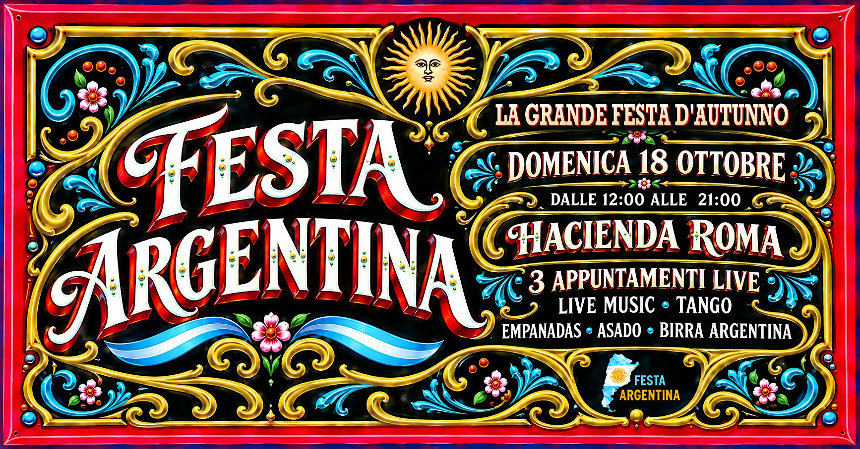 Festa Argentina – Musica dal vivo, tango, asado ed empanadas