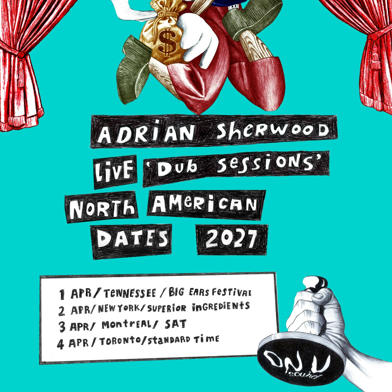 Adrian Sherwood (On-U Sound) Live Dub Sessions Tour + Special Guests