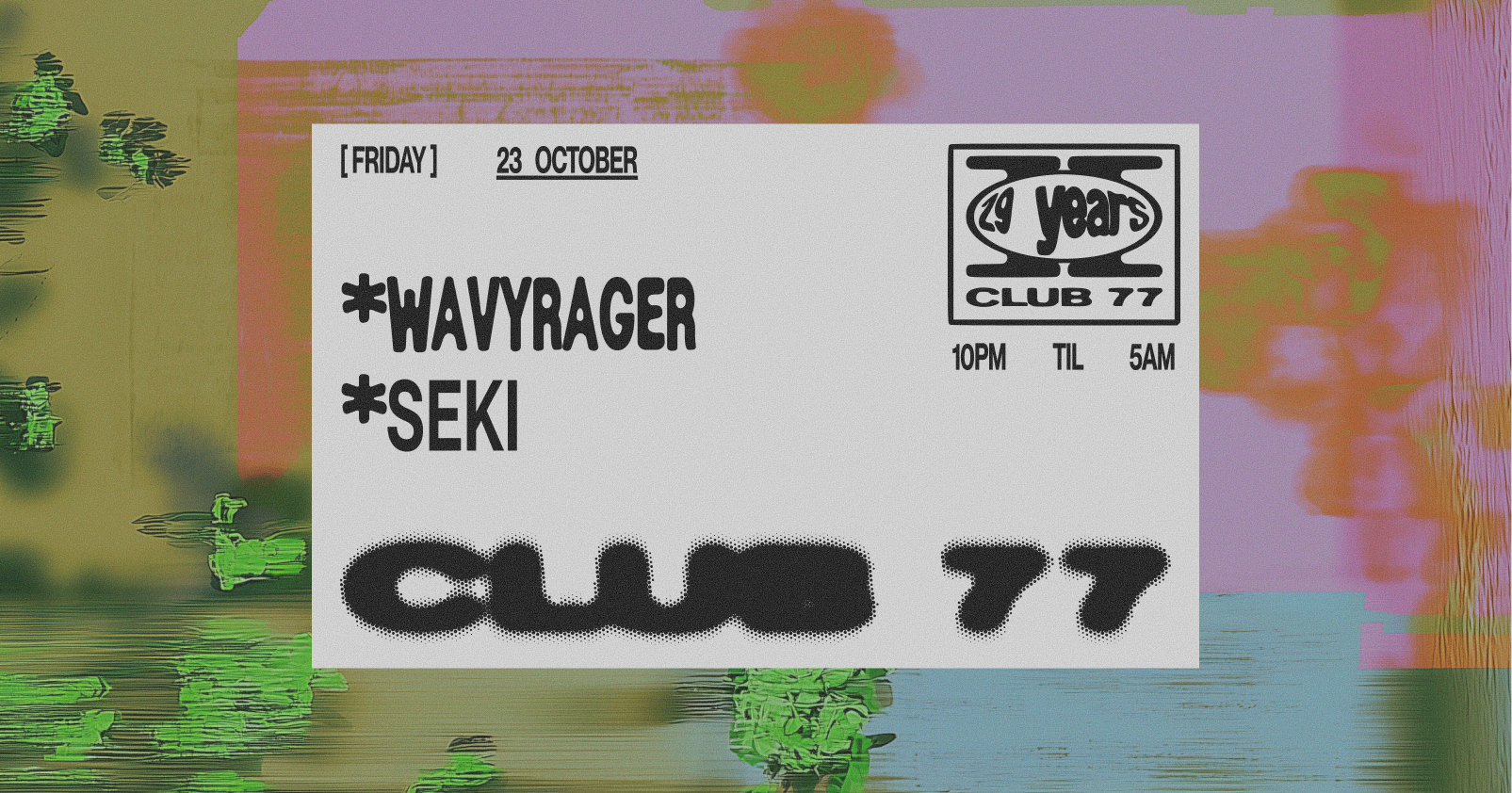 Fridays at 77: Wavyrager, Seki