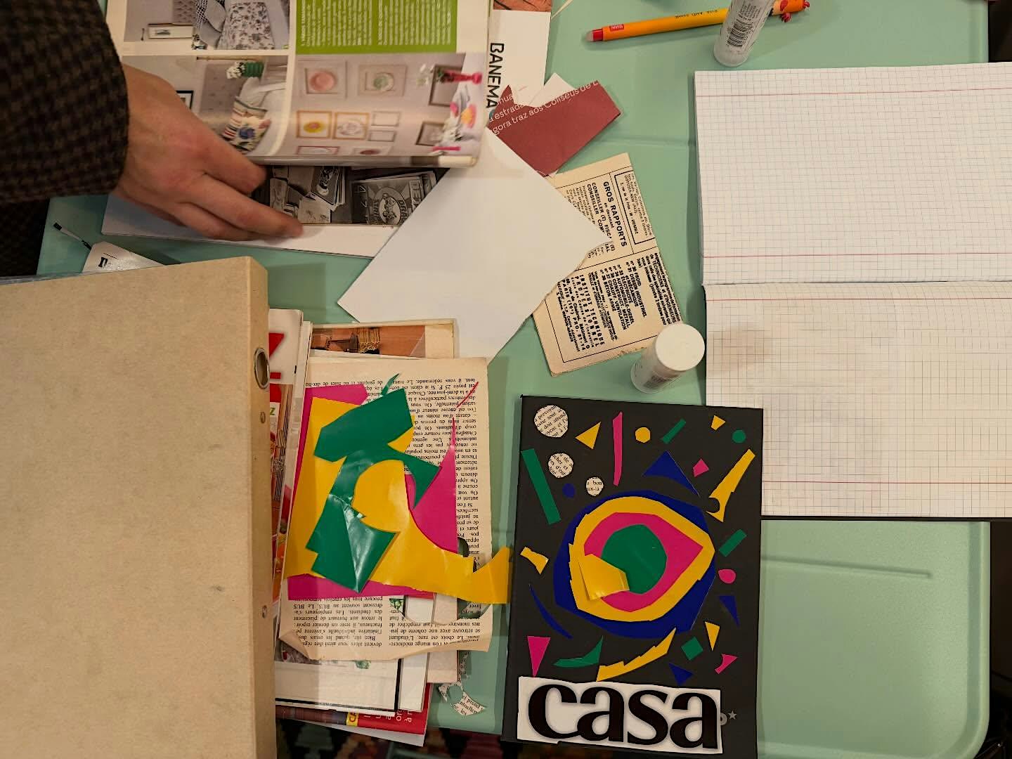 Self recognition notebook with Graça Santos