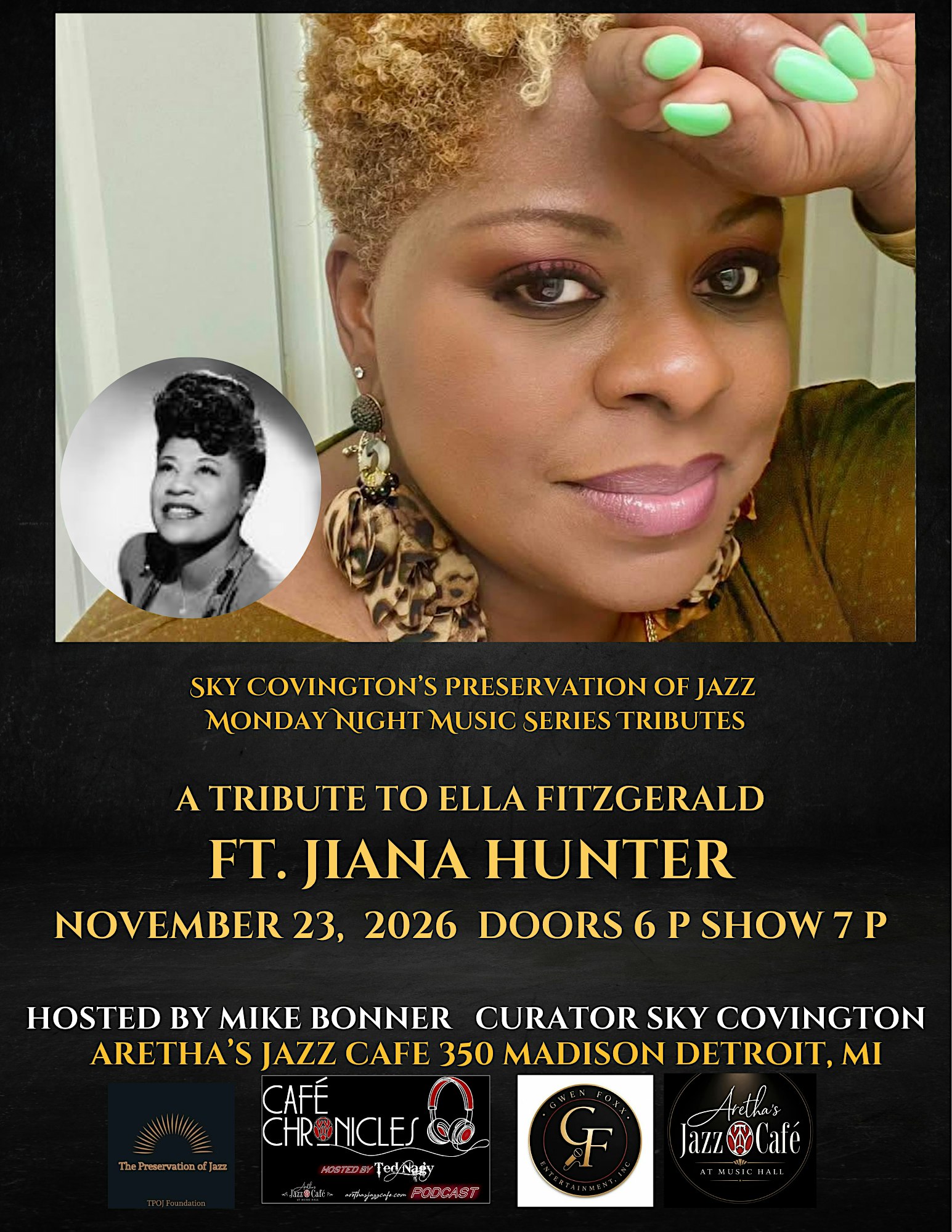 A Tribute to Ella Fitzgerald Featuring Jiana Hunter