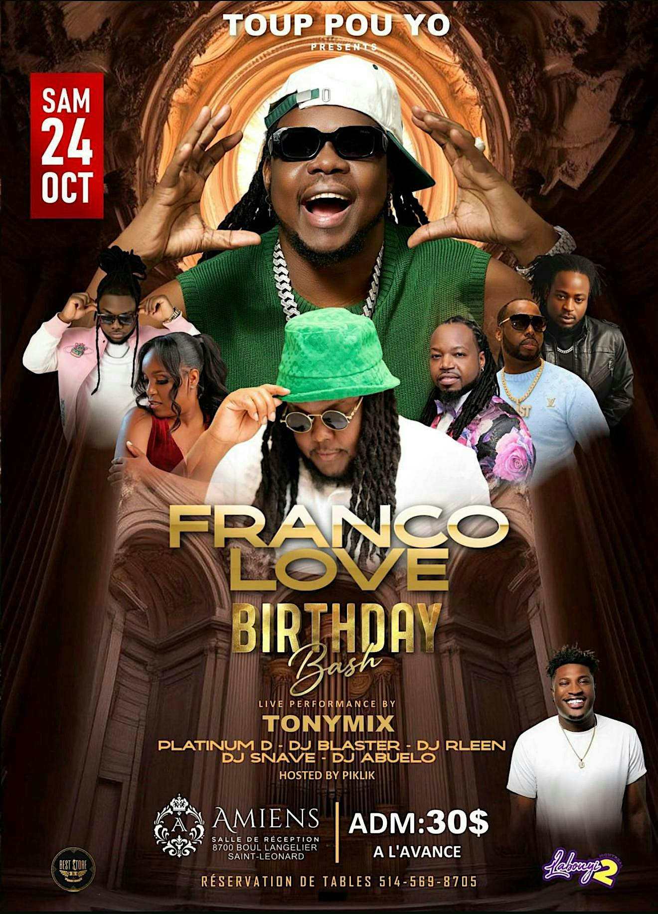 FRANCO LOVE Birthday Bash