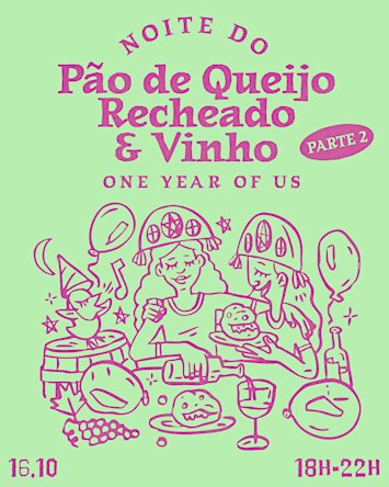 Noite do Pão de Queijo Recheado & Vinho Parte 2 | 1 Ano de OXE