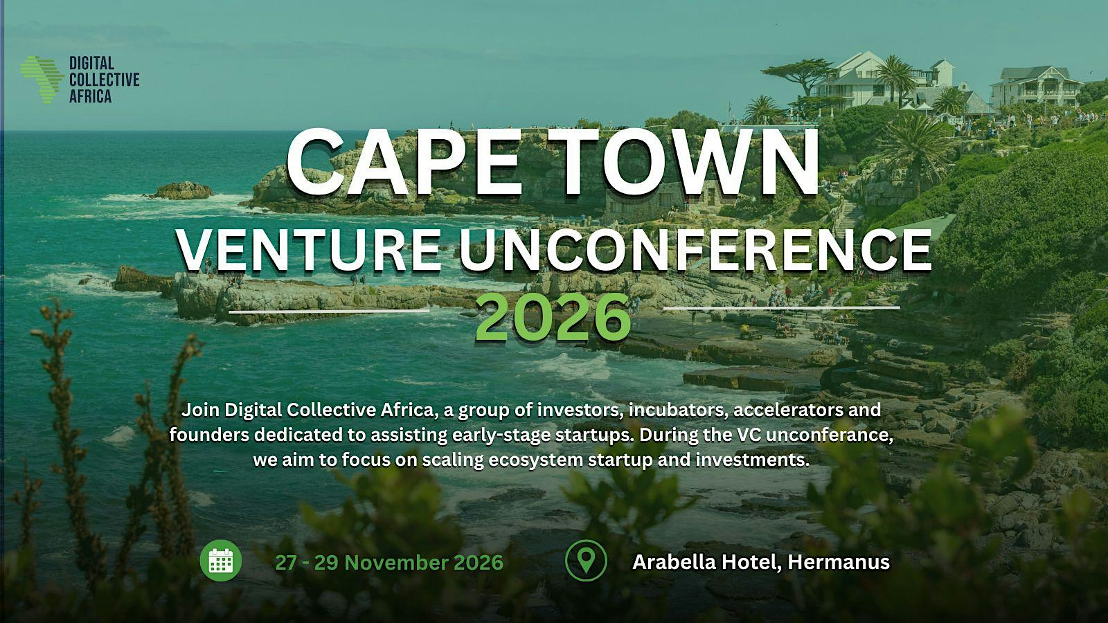 2026 AfricArena Venture Unconference Weekend in Cape Town, South Africa