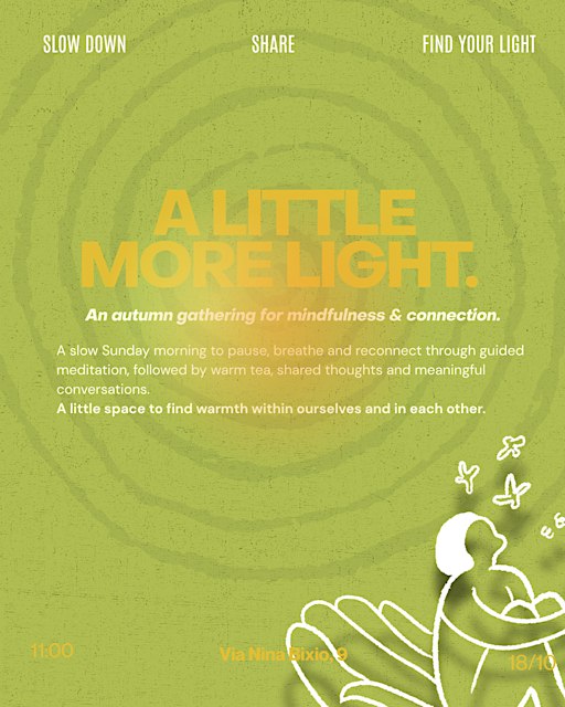 A Little More Light - Guided Meditation, Reflection & Tea