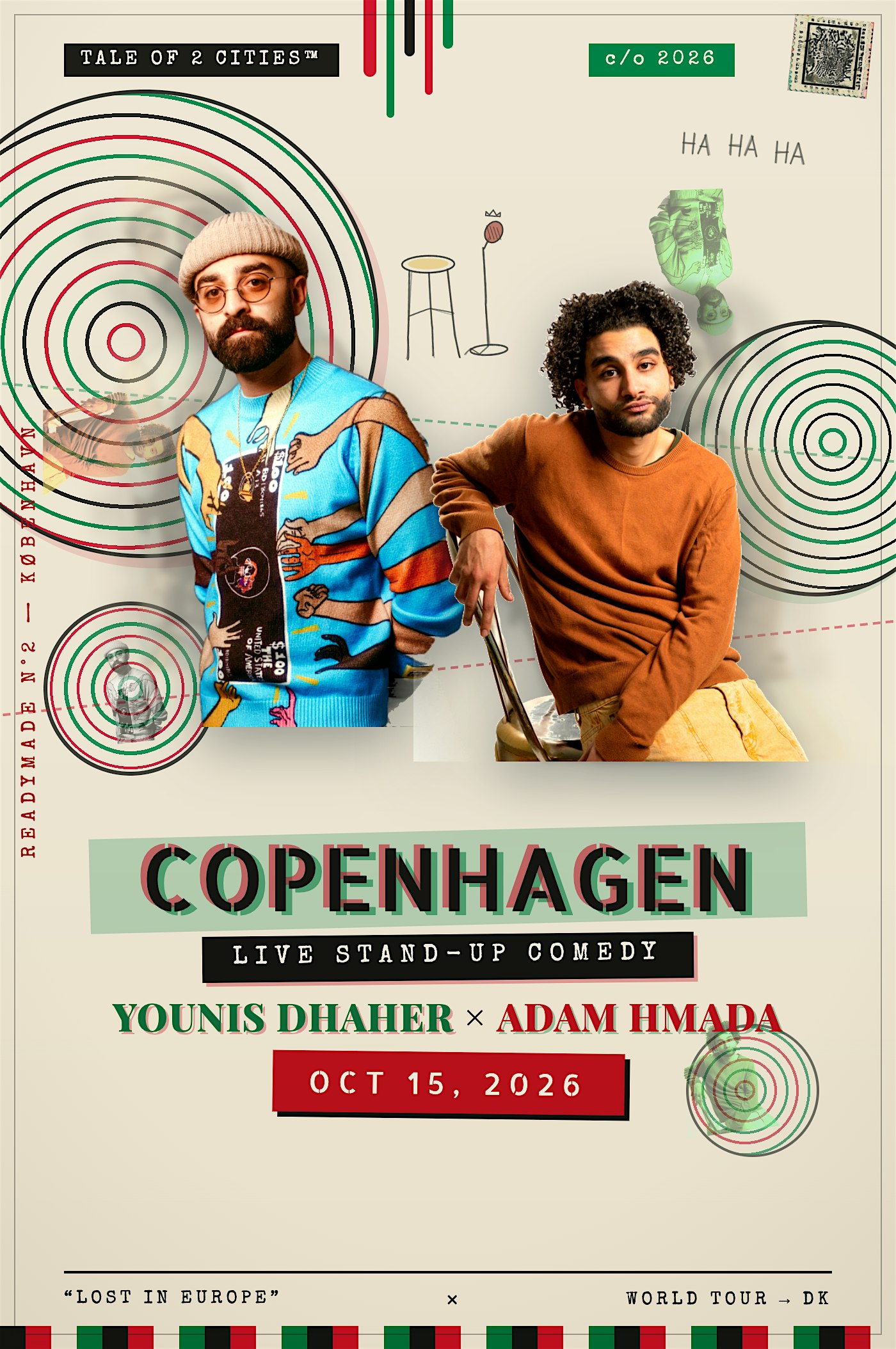 ADAM AND YOUNIS COPENHAGEN COMEDY LIVE