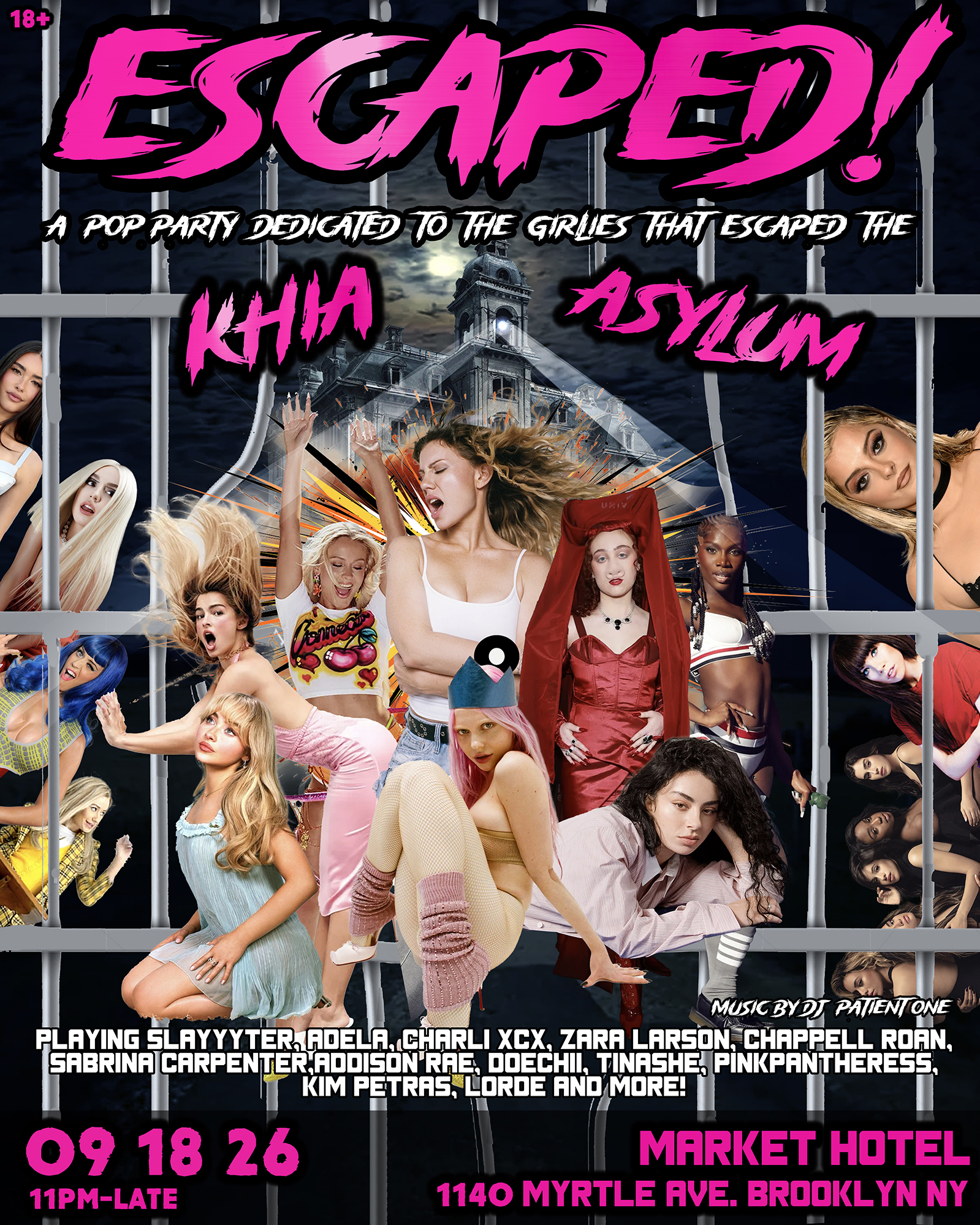 ESCAPED! A POP PARTY DEDICATED TO KHIA ASYLUM ESCAPEES