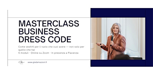 Masterclass Business Dress Code | Modulo 2 — Guardaroba Donna