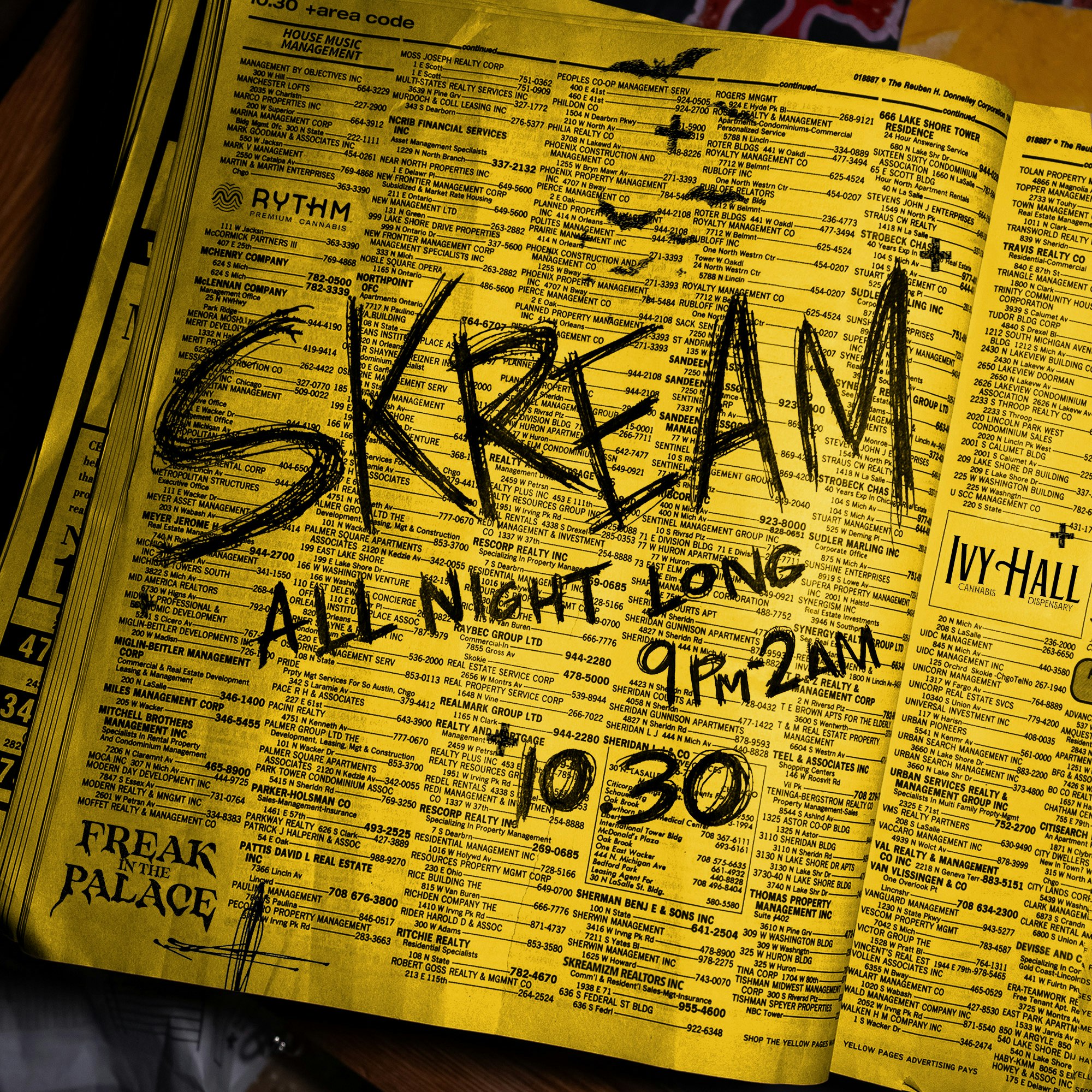 +area code w/ SKREAM all night long