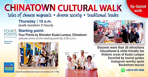 Chinatown Cultural Walk in Kuala Lumpur (tip-based)-Thursday session