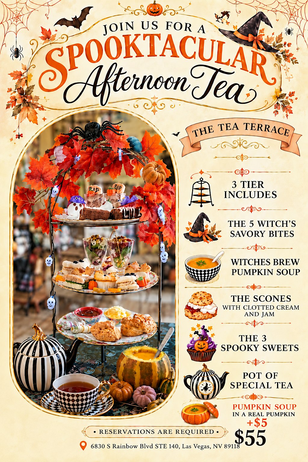Spooktacular Afternoon Tea