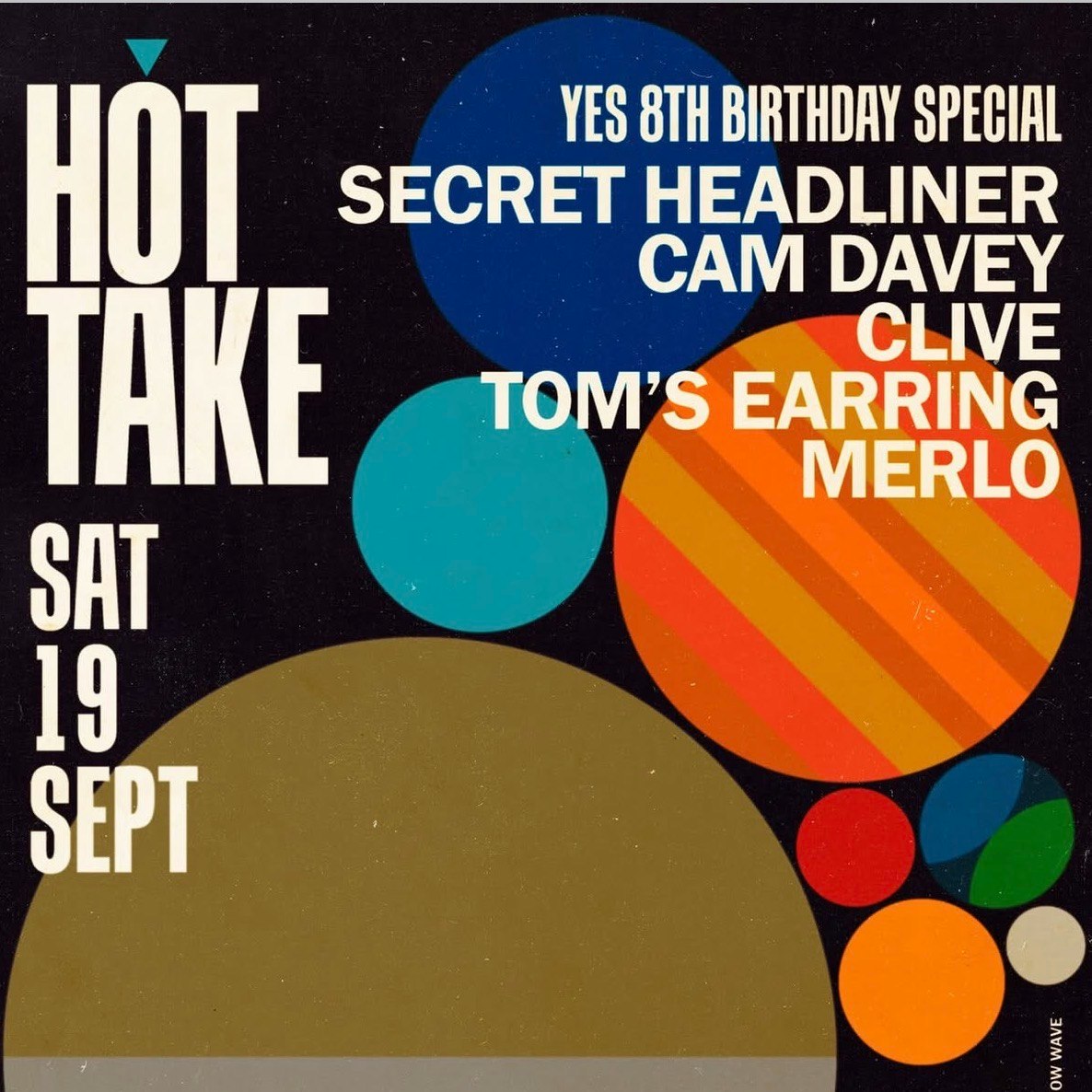 Hot Take YES 8th Birthday