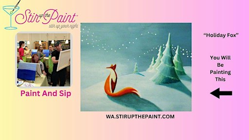 Seattle Paint and Sip, Paint Party, Paint Night With Stir Up The Paint