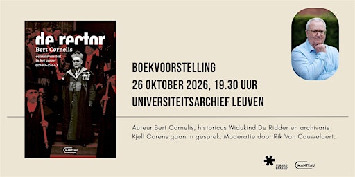 Boekvoorstelling 'De rector. Een universiteit in het verzet (1940-1944)'