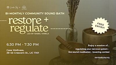 Restore & Regulate: September 10