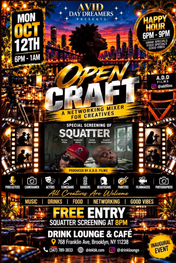 Avid Day Dreamers Open Craft Mixer