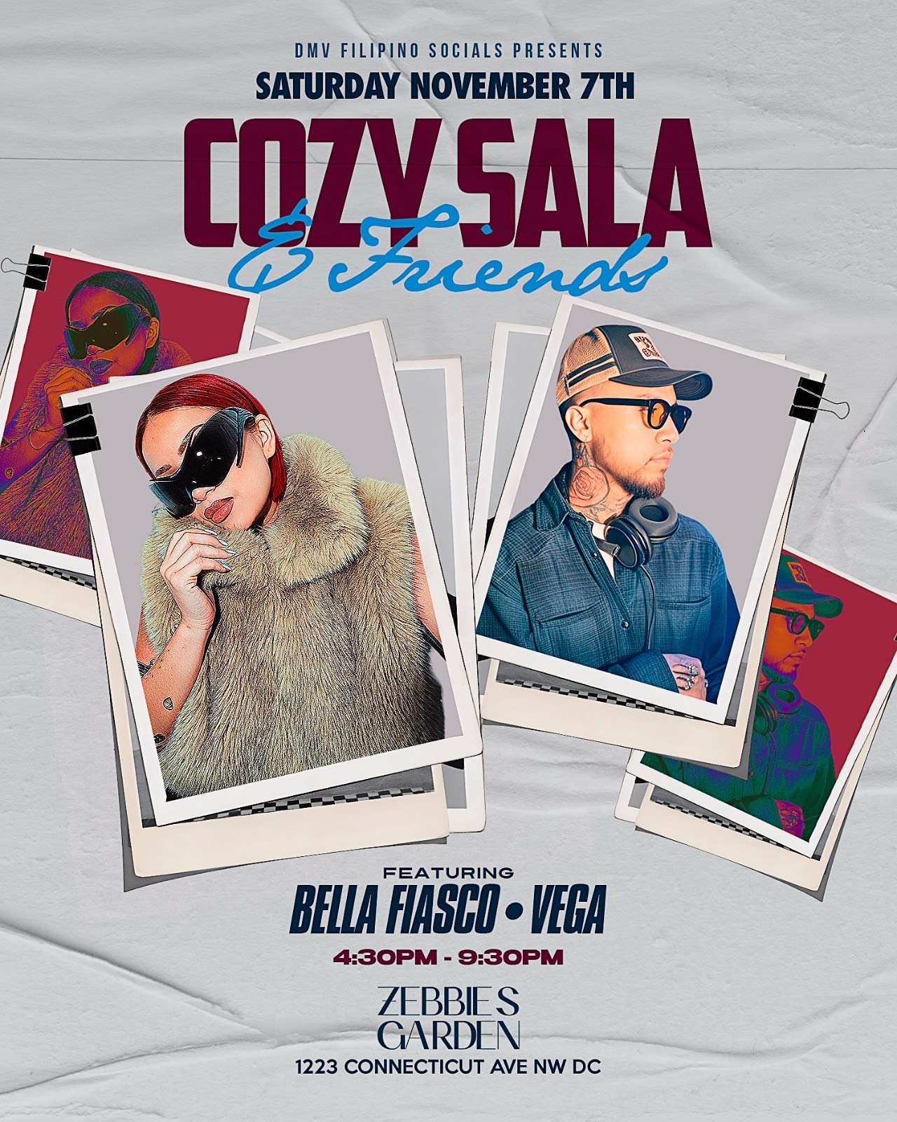 Cozy Sala & Friends: Bella Fiasco & Vega