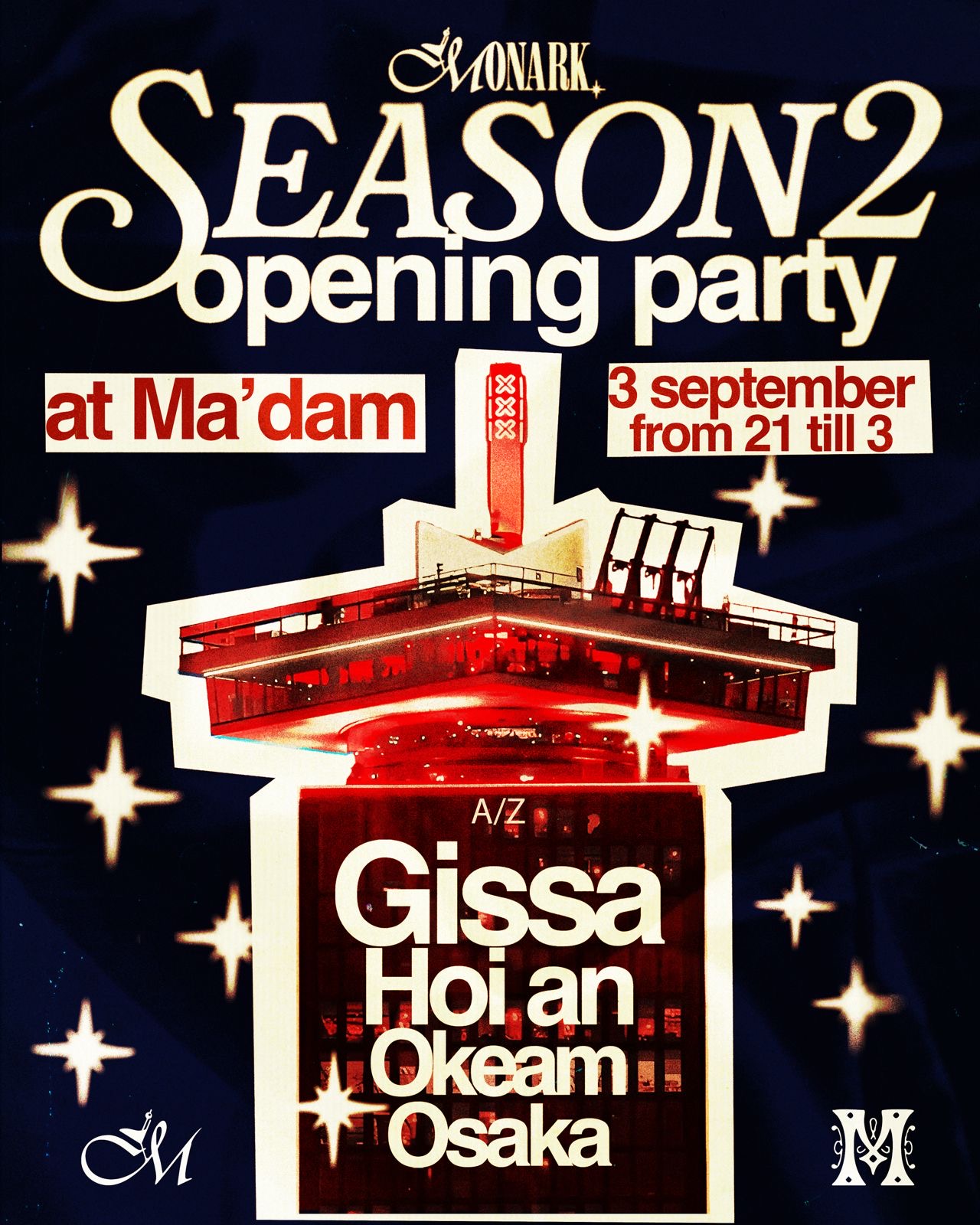 Madam by Night invites: MONARK