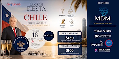 La Gran Fiesta de Chile | Gala Anual 2026 – Chile-US Chamber of Commerce