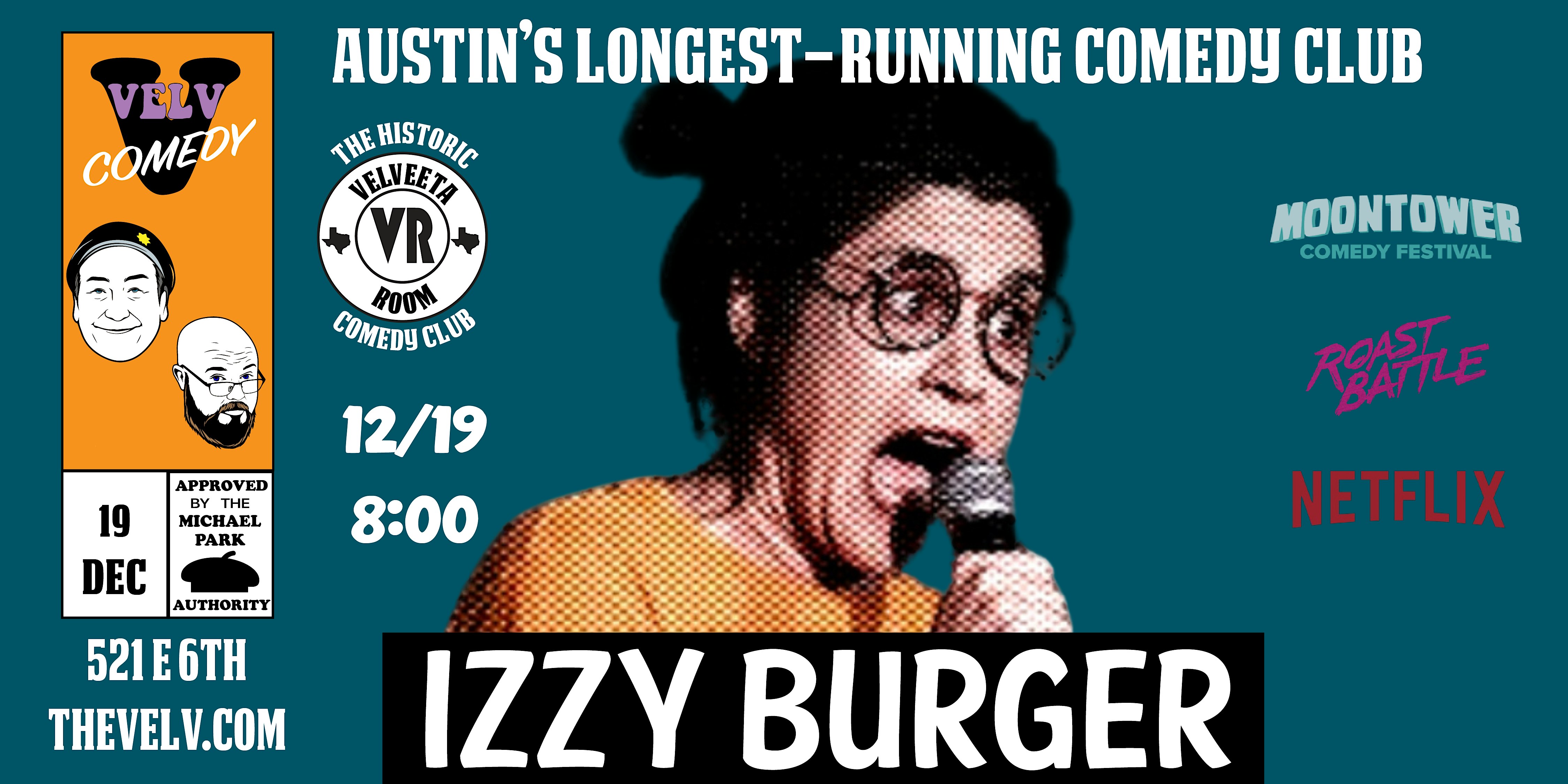 Izzy Burger - Live Comedy
