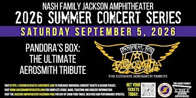 9/05/26 Pandora's Box Aerosmith Tribute