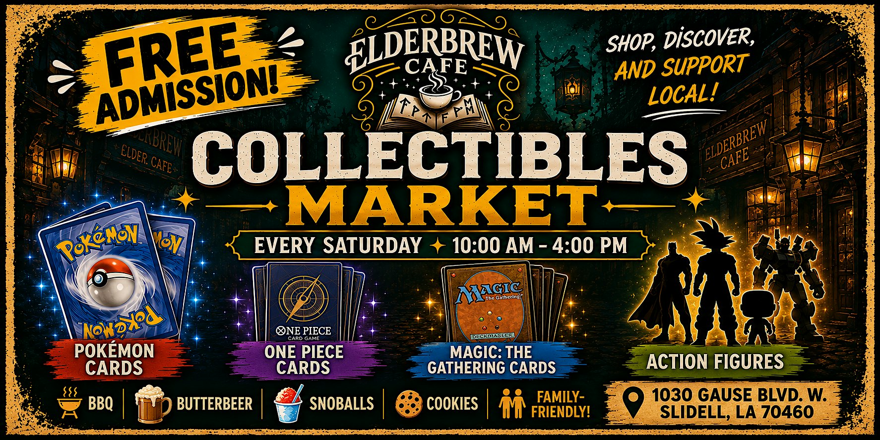 ELDERBREW CAFE COLLECTIBLES MARKET