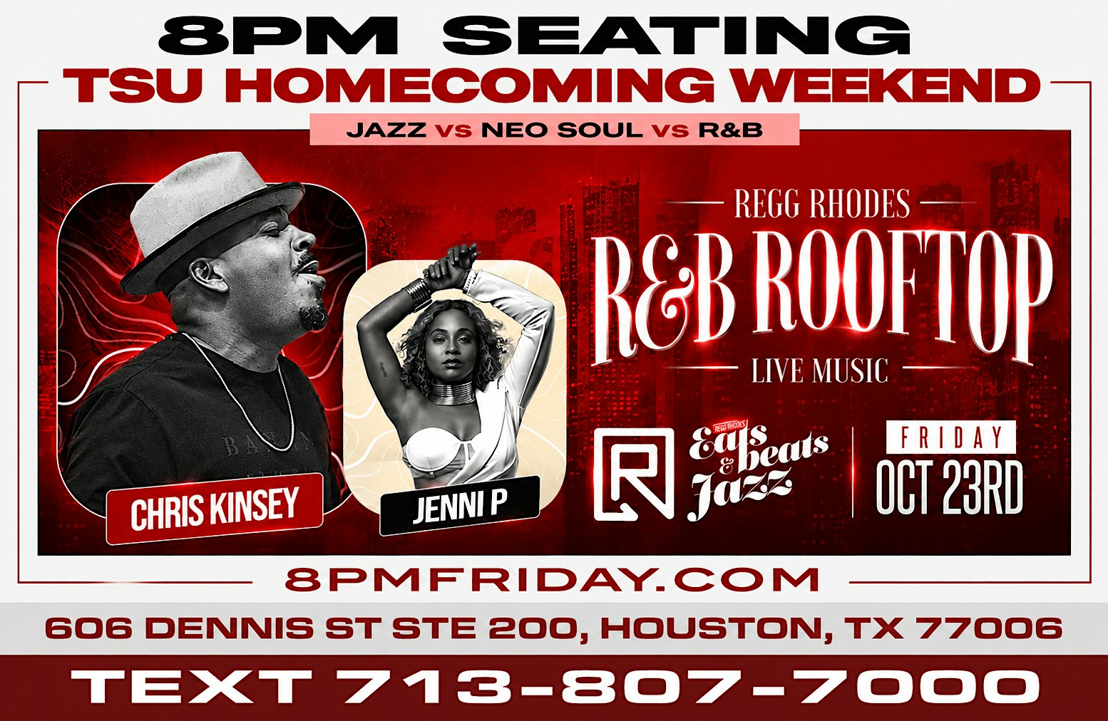 Texas Southern University Homecoming  - Rooftop Live Music Kickoff