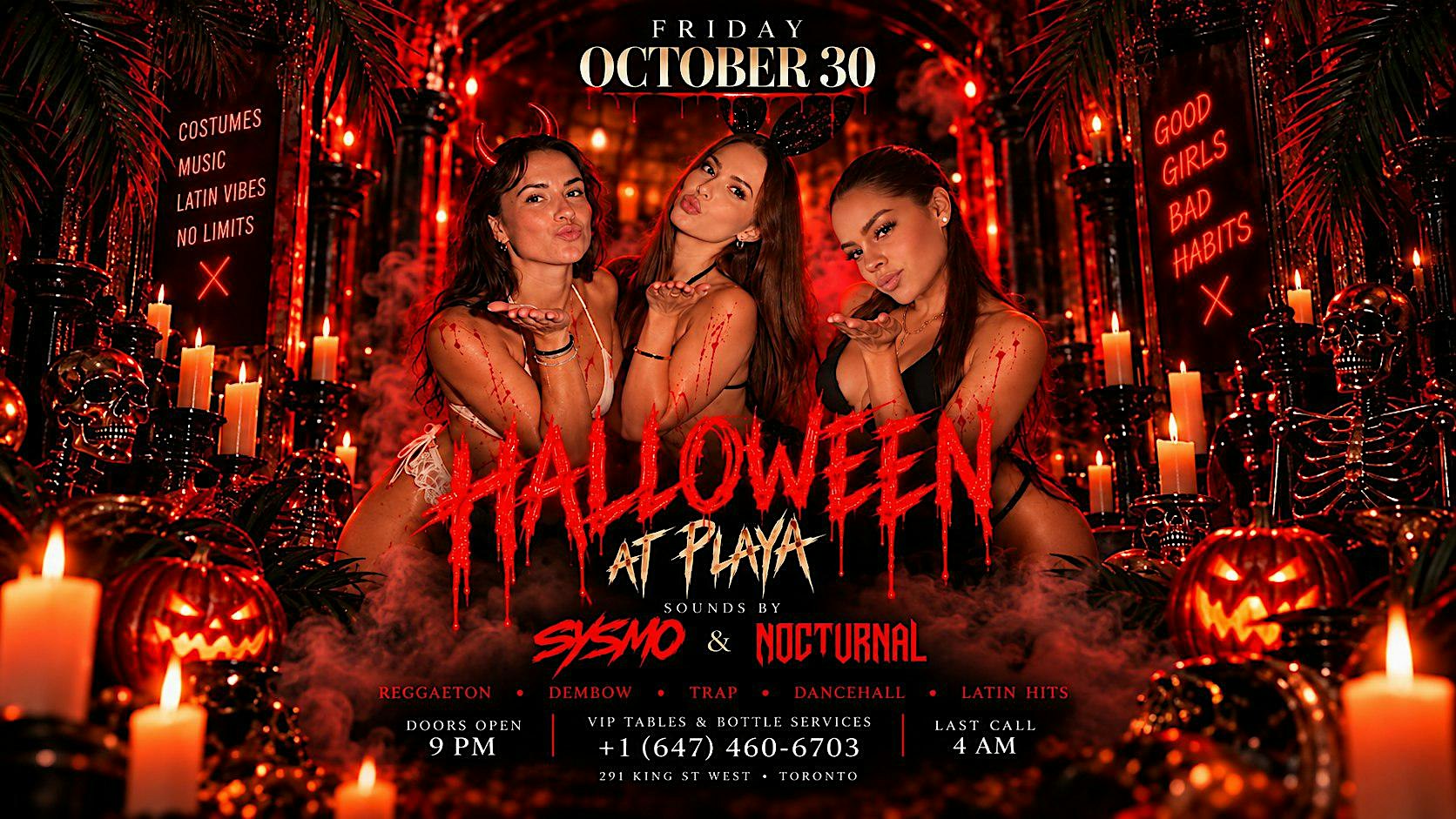 HALLOWEEN PARTY AT PLAYA BY TULUM | FRIDAY 30 OCTOBER