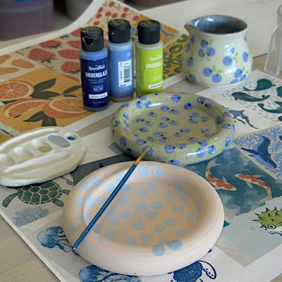 Pottery Painting on Halloween