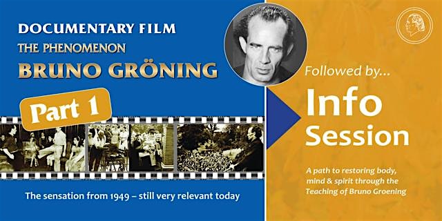 Auckland - Epsom: Phenomenon Bruno Groening Film (Part 1) + Info Session