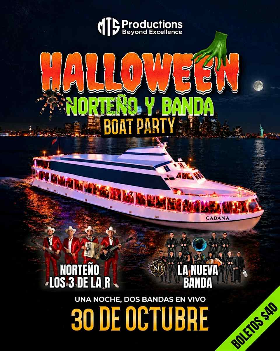 Halloween Norteño y Banda Yacht Party NYC