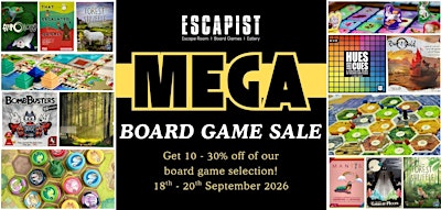 Escapist Mega Board Game Sale