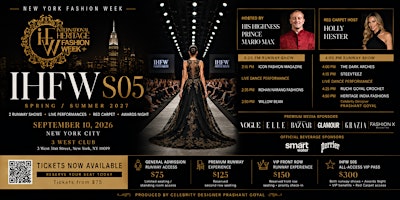 NYFW x International Heritage Fashion Week Spring | Summer 2027