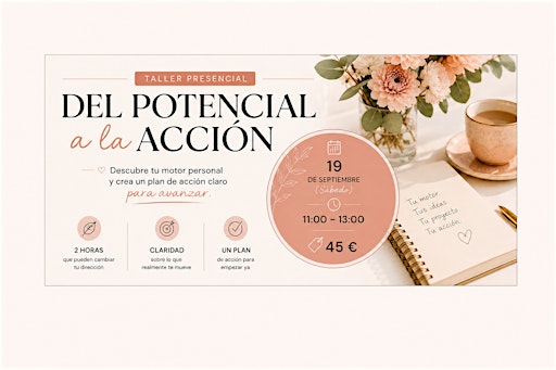 Del Potencial a la Acción: Taller presencial de desarrollo personal