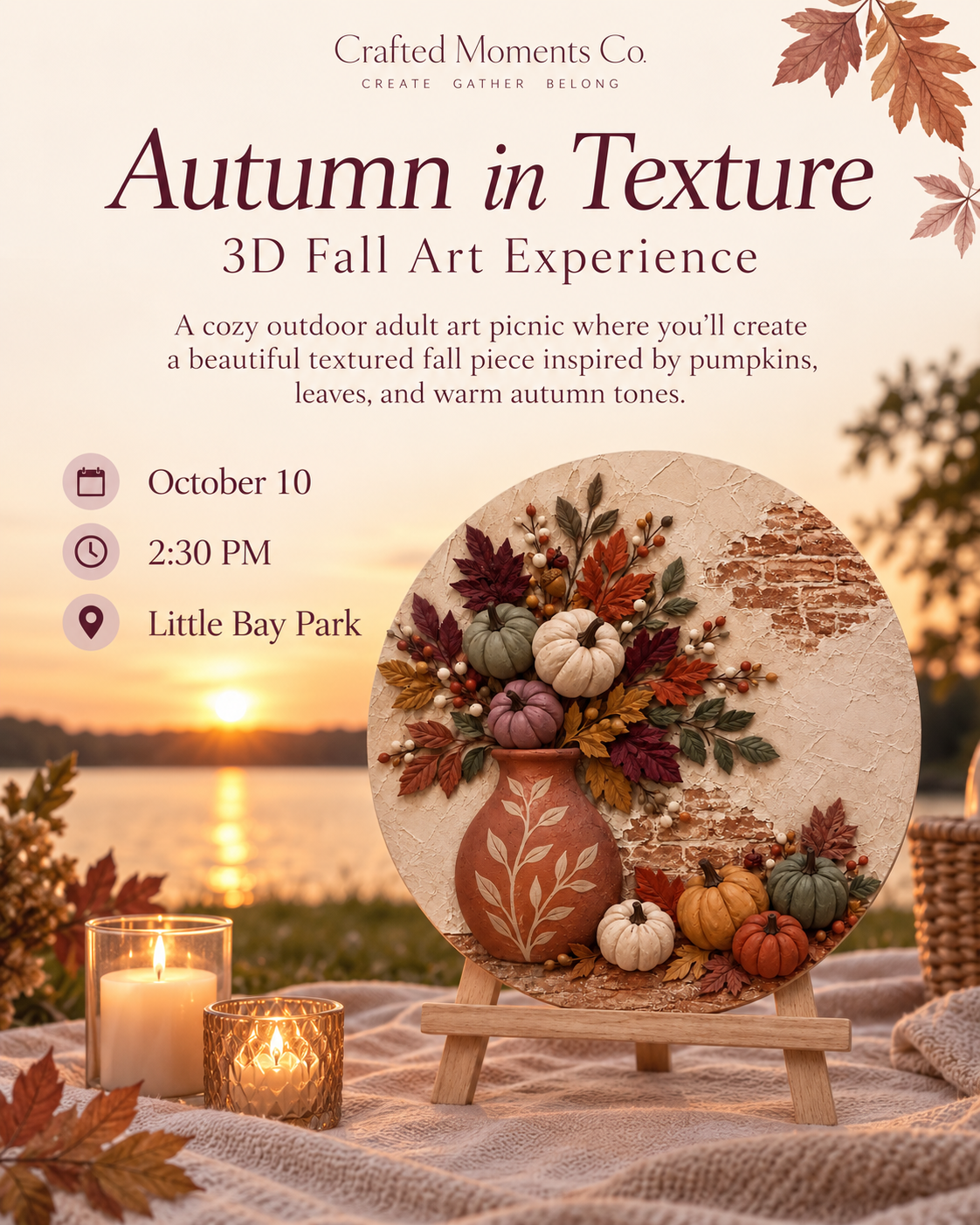 🍁 Autumn in Texture: 3D Fall Art Experience
