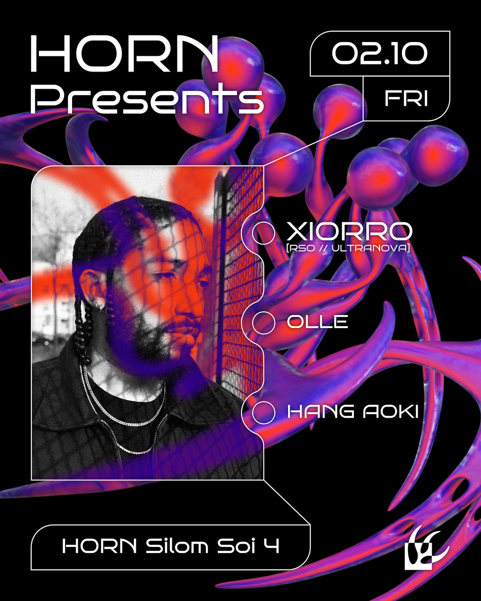 Horn presents Xiorro with Hang Aoki & OLLE