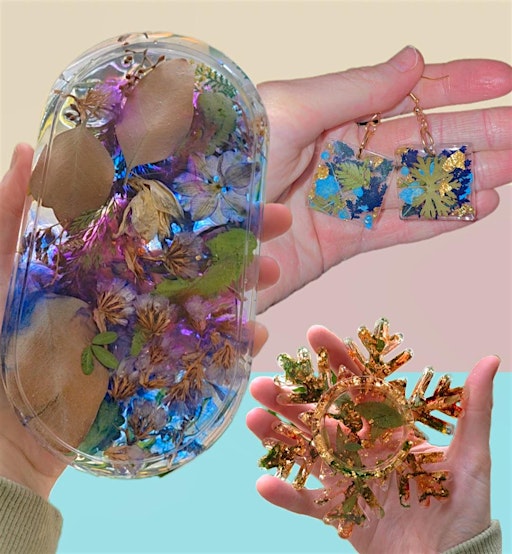 BRSHES, Pressed Flower Epoxy Resin Workshop - Winter Inspired! Glasgow