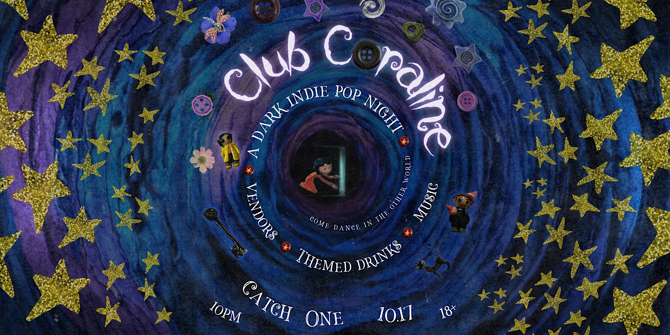 Club Coraline:  A Dark Indie Pop Night