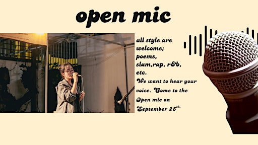 Open mic & cocktails