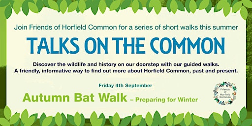 Autumnal Bat Walk – Preparing for Winter at Horfield Common