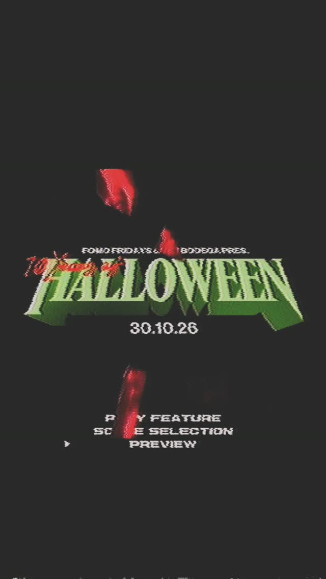 FOMO FRIDAYS & VNJ BODEGA HALLOWEEN