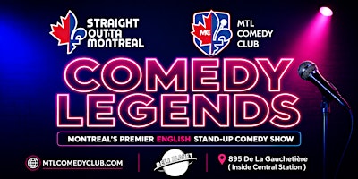 COMEDY LEGENDS – THE # 1 FRIDAY NIGHT ENGLISH STAND-UP COMEDY SHOW
