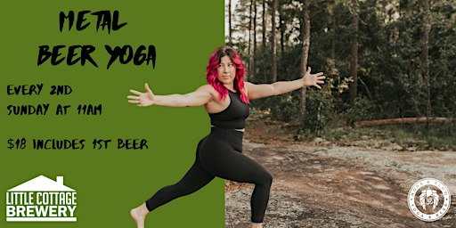 Hops & Flow Metal Beer Yoga at Little Cottage Brewery